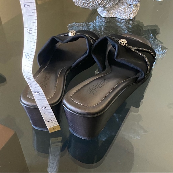 Brighten Slides Silver black Cushion soles Comfortable - Picture 2 of 12